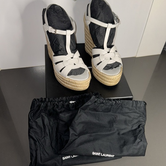 Saint Laurent Porcellana Espadrille - Picture 6 of 8